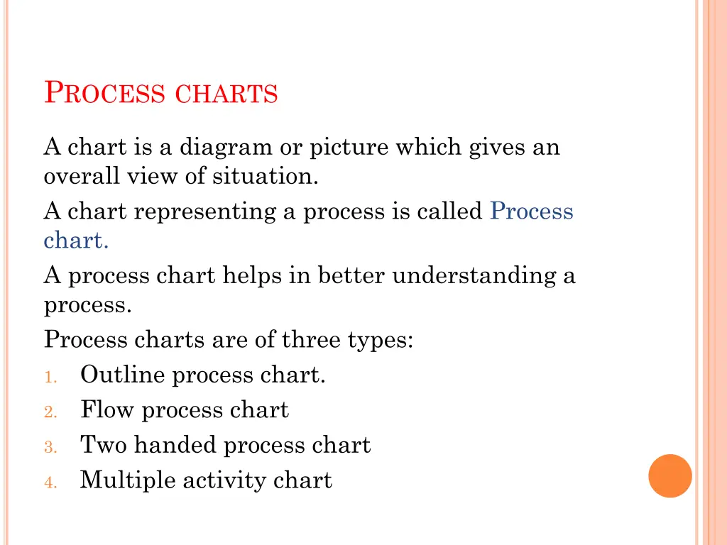 p rocess charts