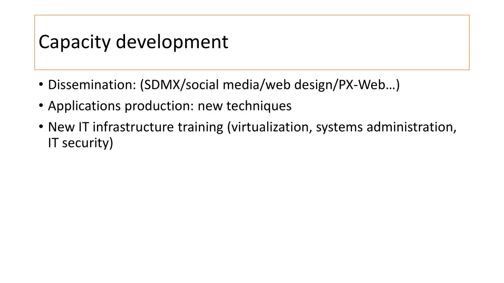 capacity development