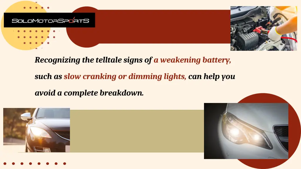 recognizing the telltale signs of a weakening