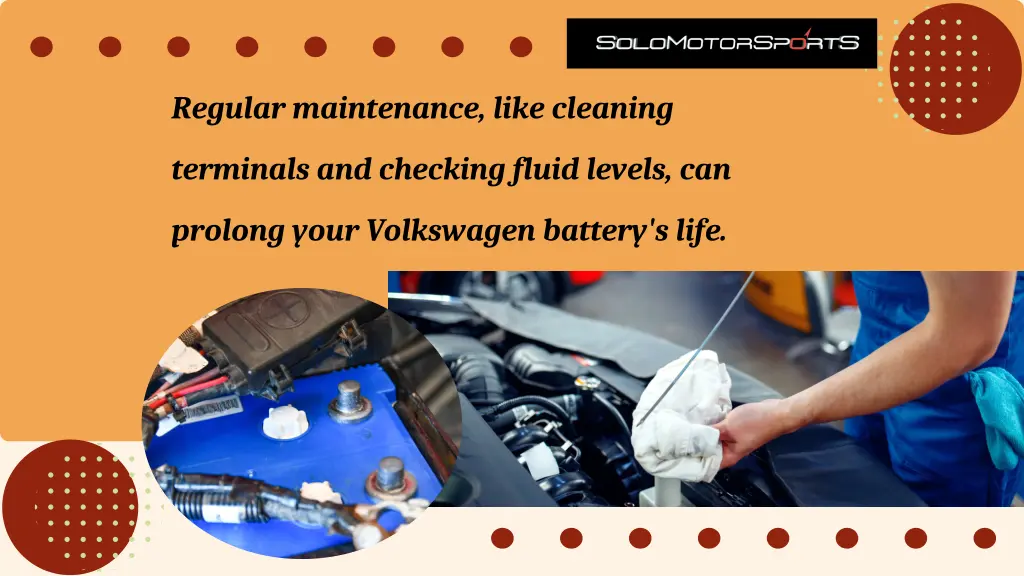 regular maintenance like cleaning
