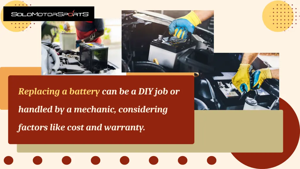 replacing a battery can be a diy job or