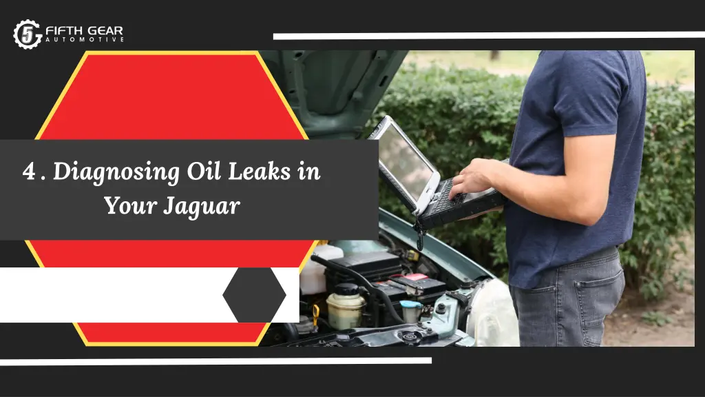 4 diagnosing oil leaks in your jaguar