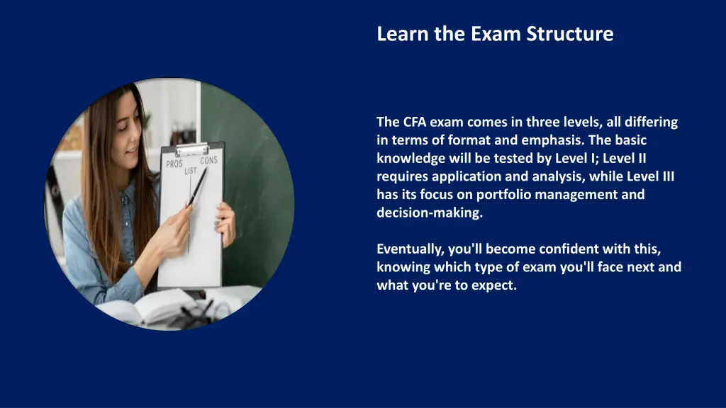 learn the exam structure