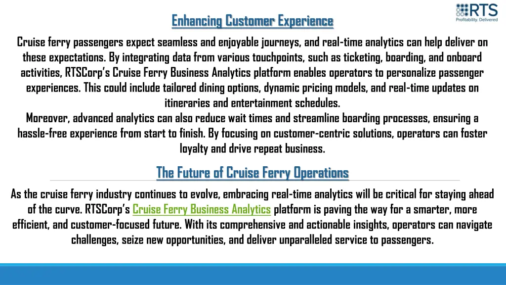 enhancing customer experience