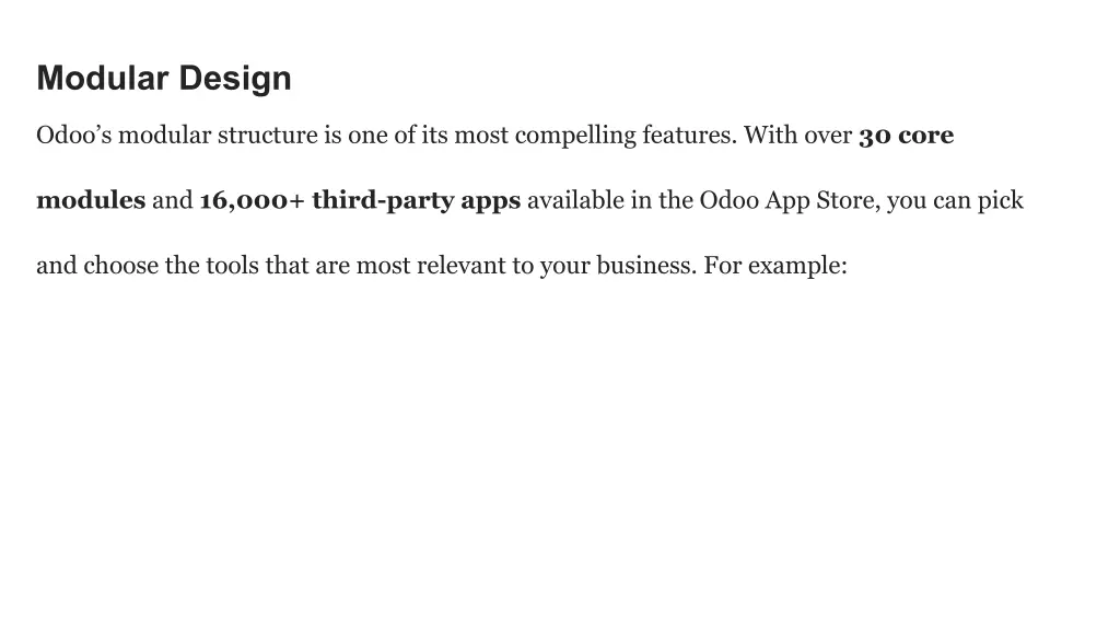 modular design