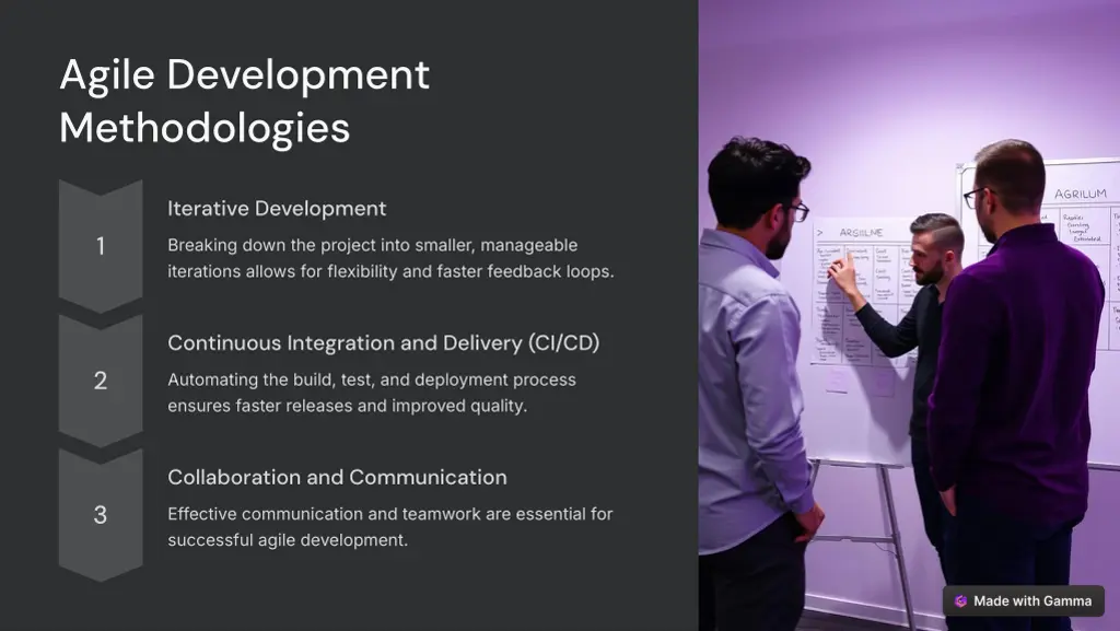 agile development methodologies