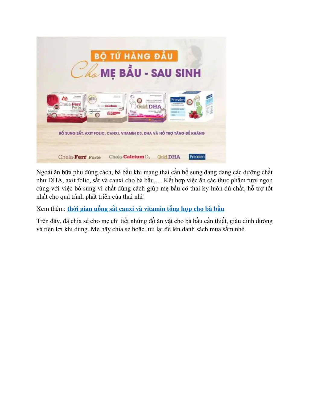 ngo i n b a ph ng c ch b b u khi mang thai