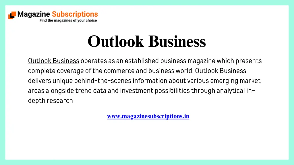 outlook business