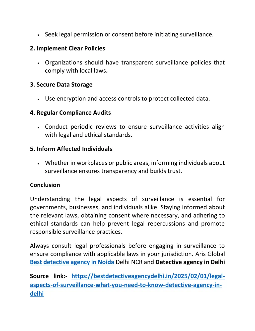 seek legal permission or consent before