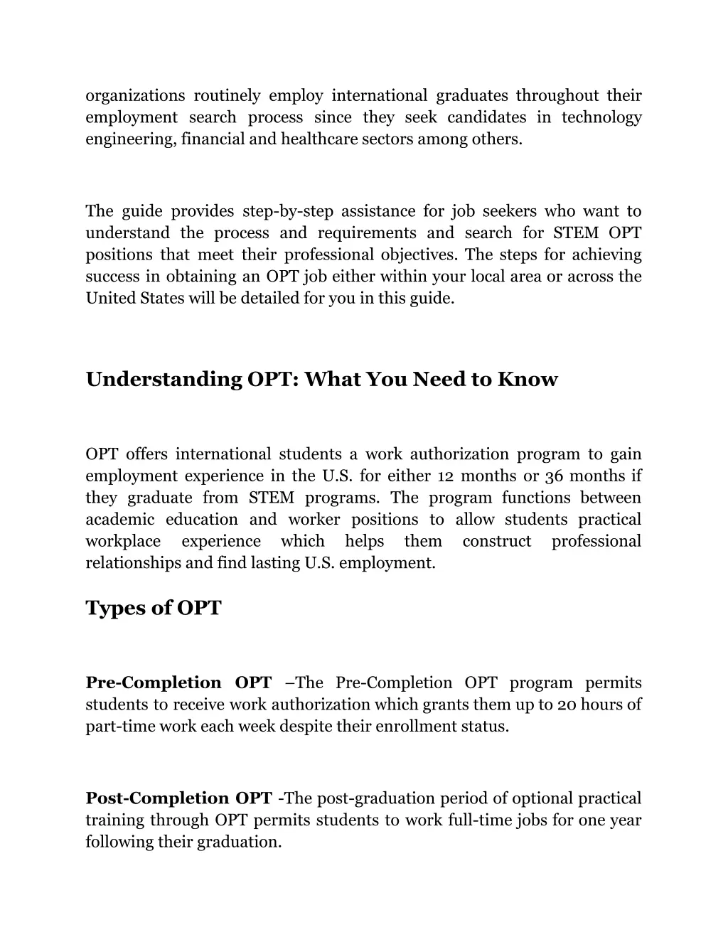 organizations routinely employ international