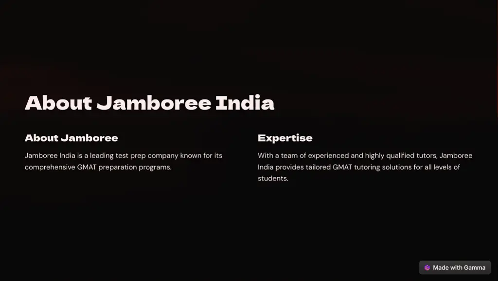 about jamboree india