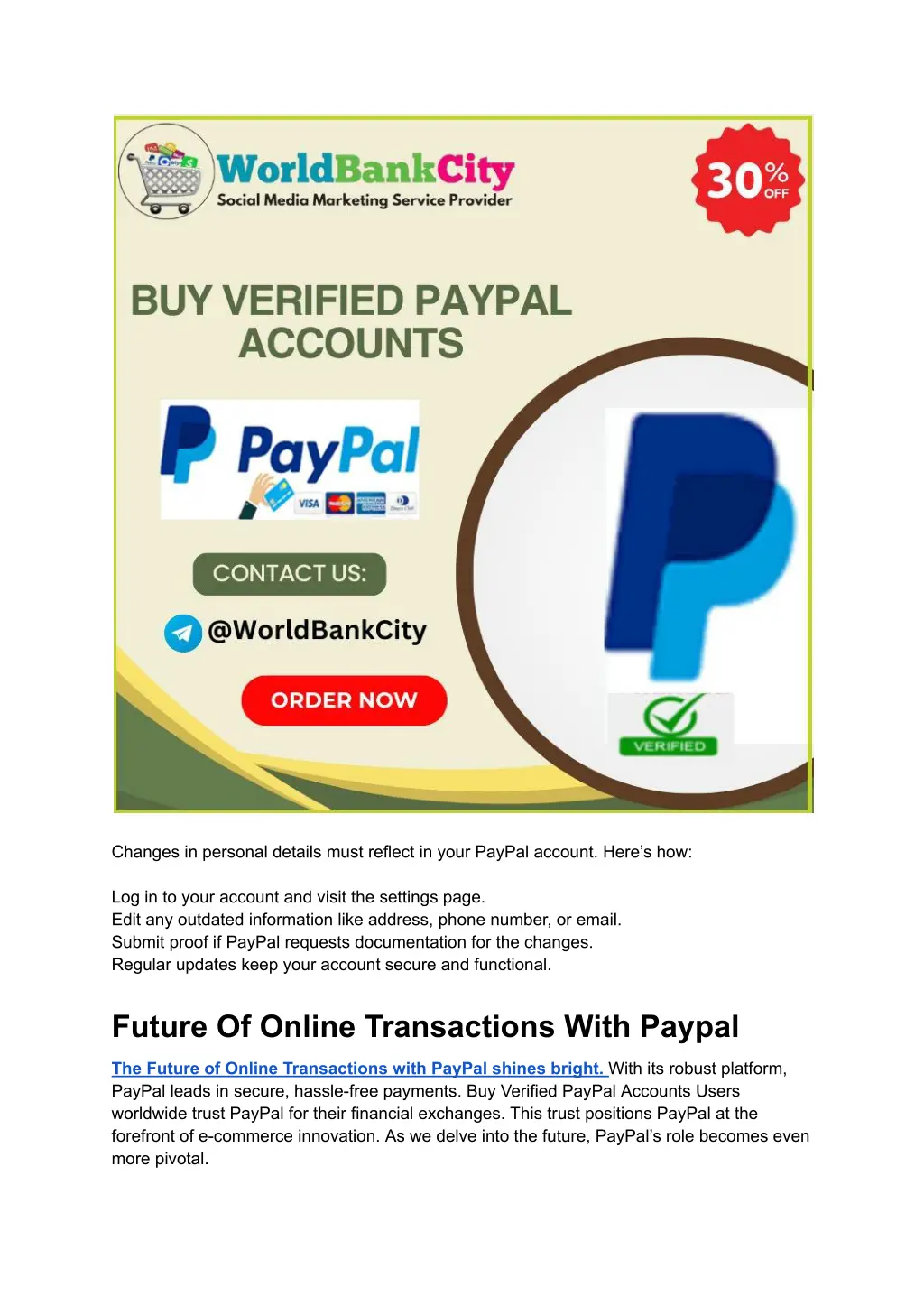changes in personal details must reflect in your