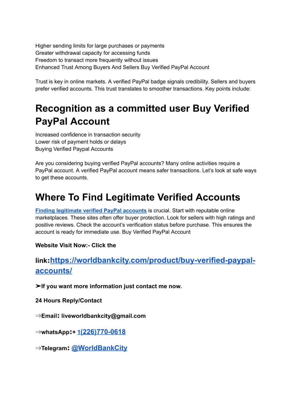 higher sending limits for large purchases