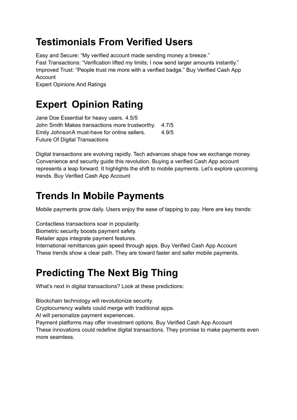 testimonials from verified users