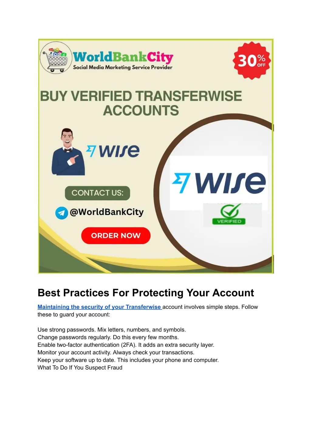 best practices for protecting your account