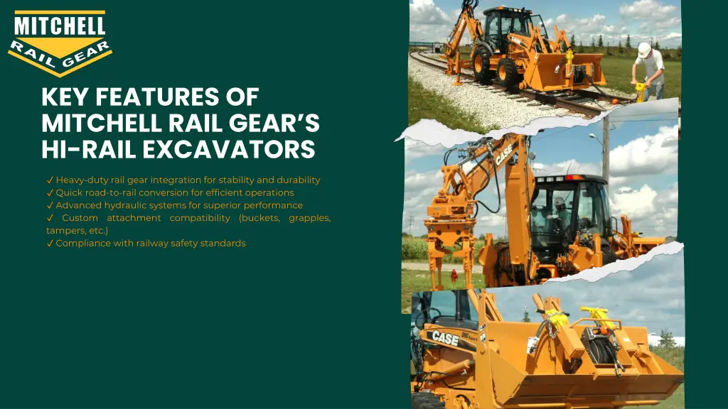 key features of mitchell rail gear s hi rail