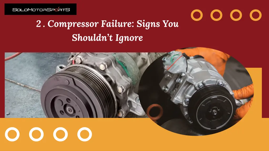 2 compressor failure signs you shouldn t ignore