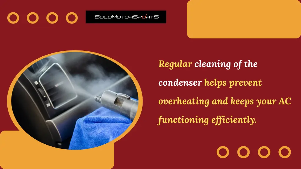 regular cleaning of the