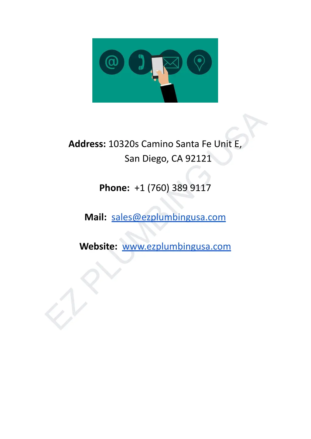 ez plumbing usa