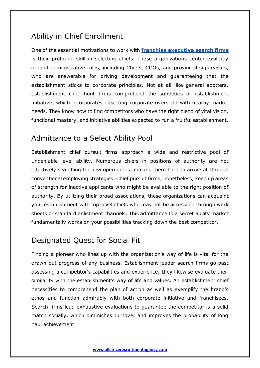 ability in chief enrollment