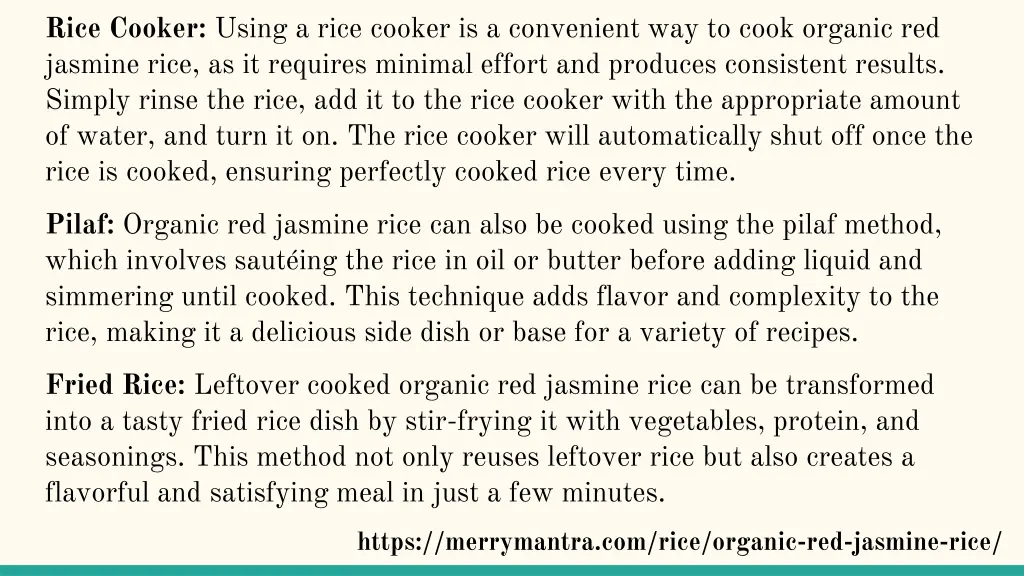 rice cooker using a rice cooker is a convenient