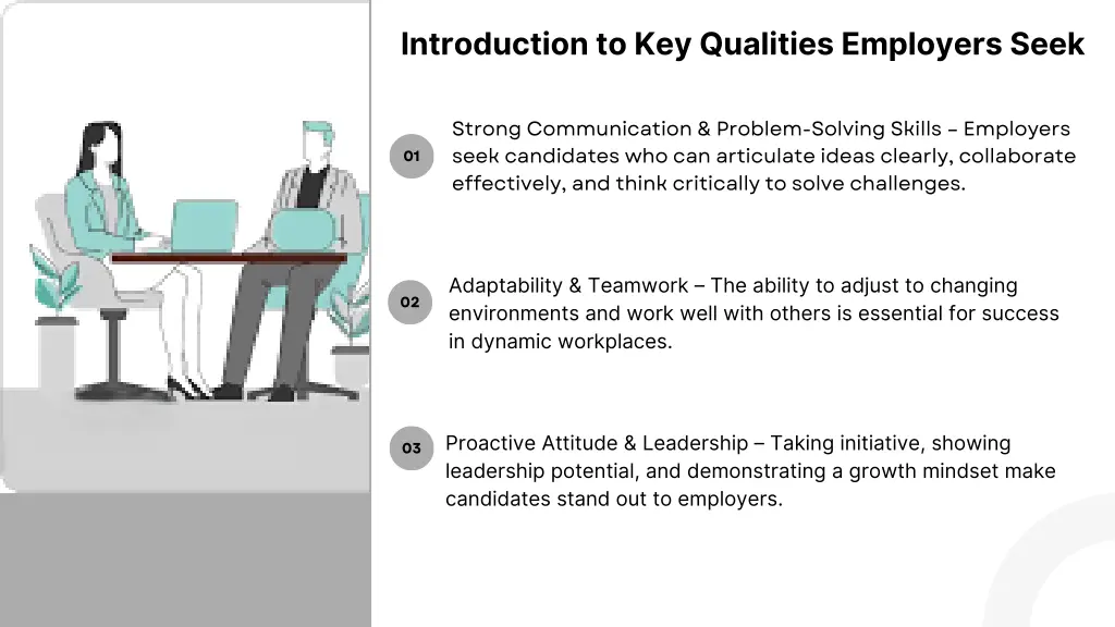introduction to key qualities employers seek
