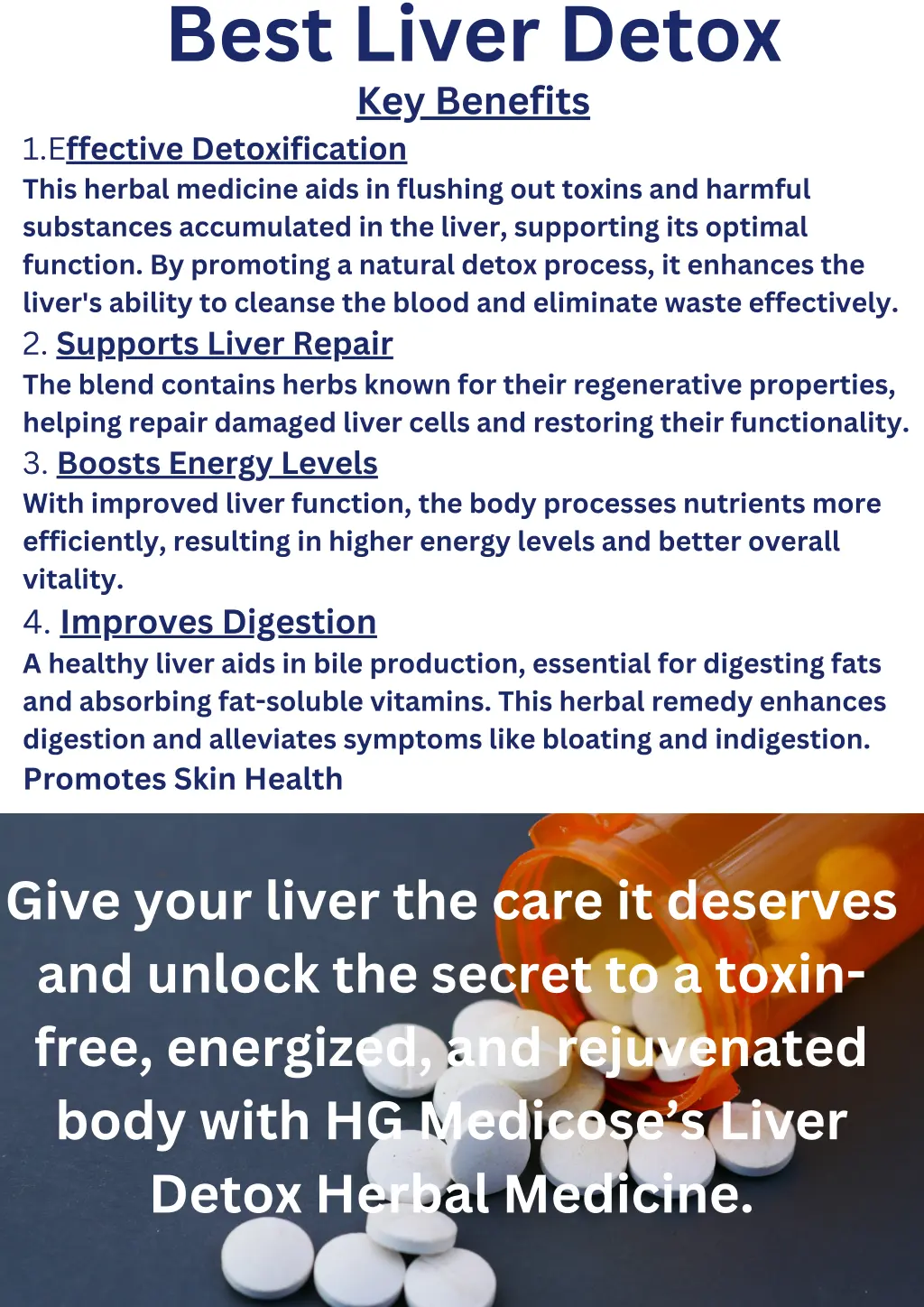 best liver detox key benefits 1 e ffective