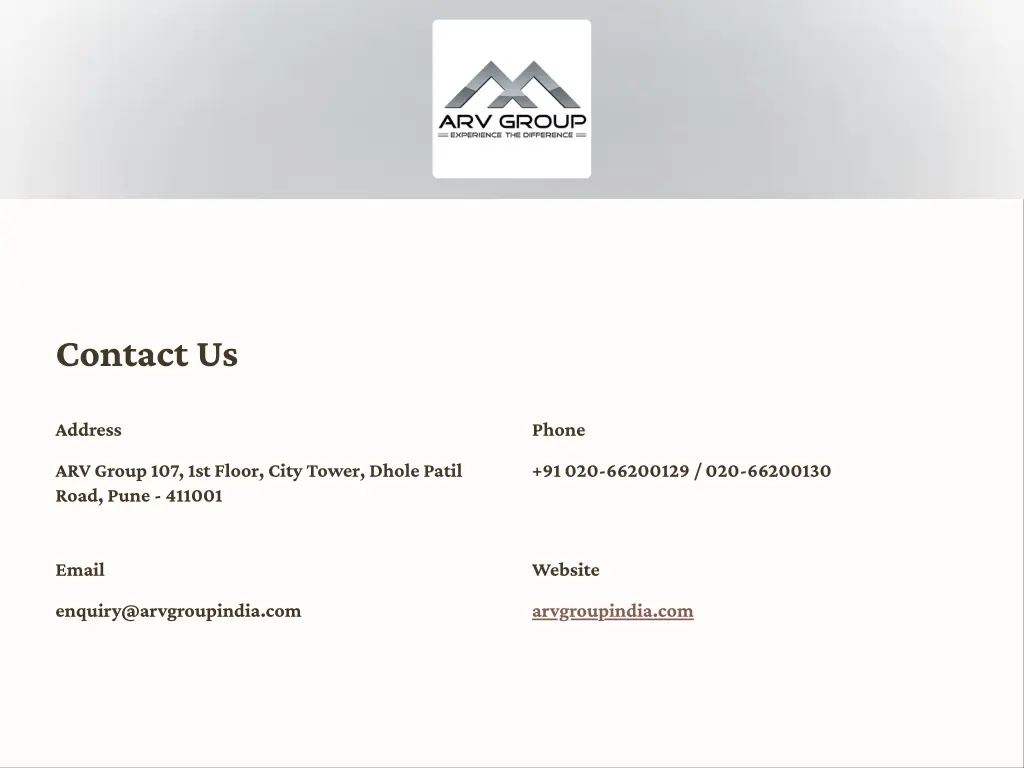 contact us
