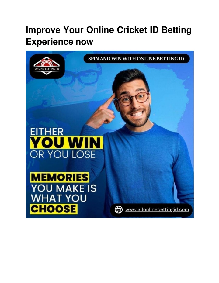 improve your online cricket id betting experience