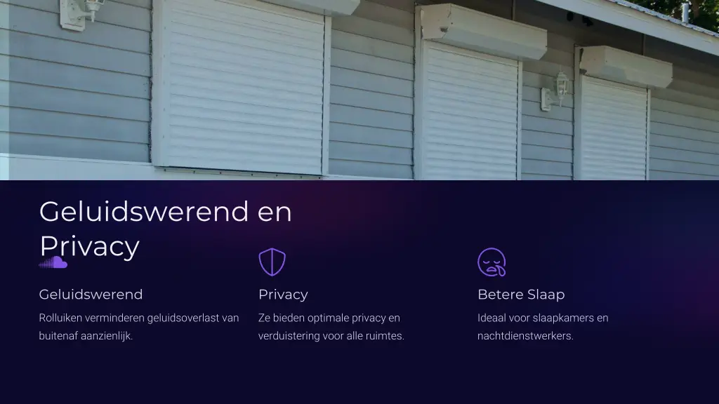geluidswerend en privacy