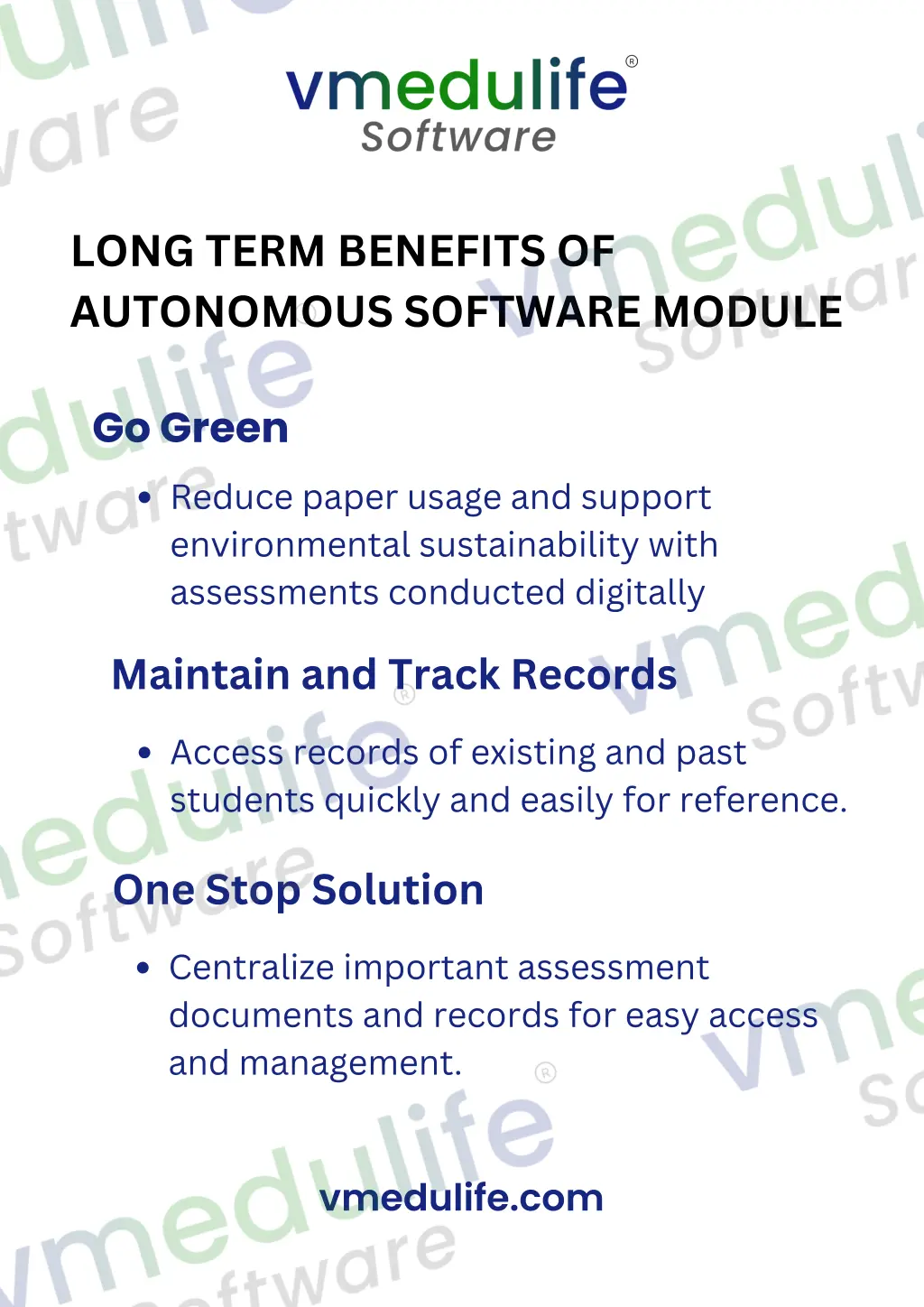 long term benefits of autonomous software module