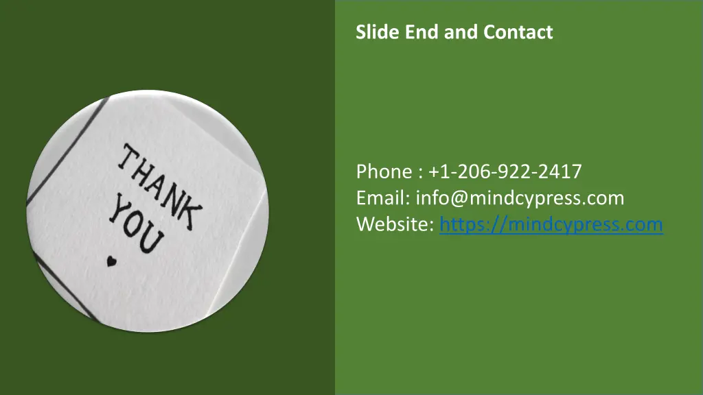 slide end and contact