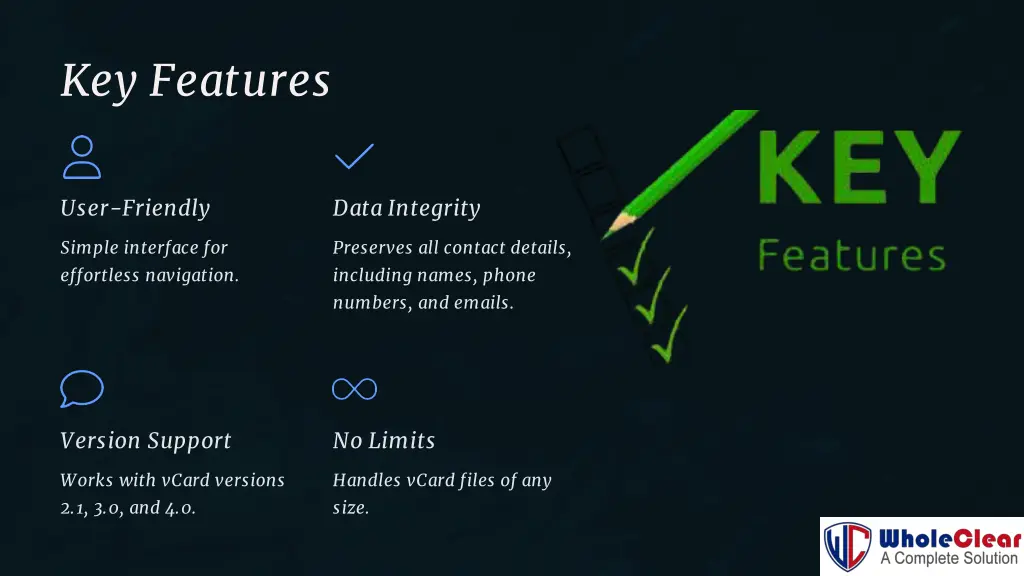 key features