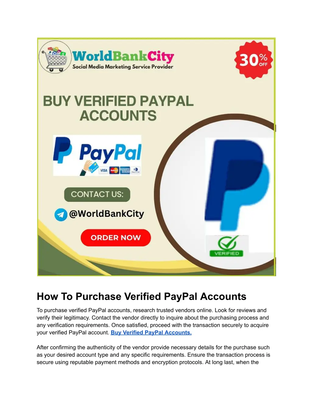 how to purchase verified paypal accounts