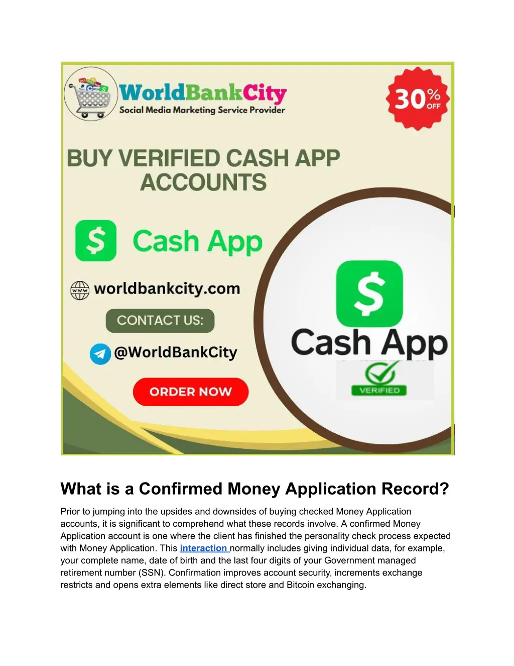 what is a confirmed money application record