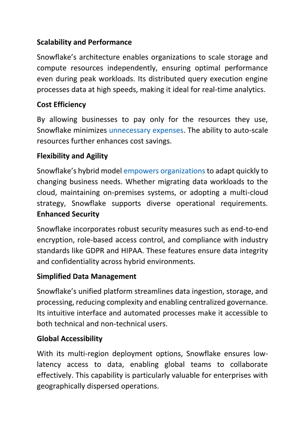 scalability and performance