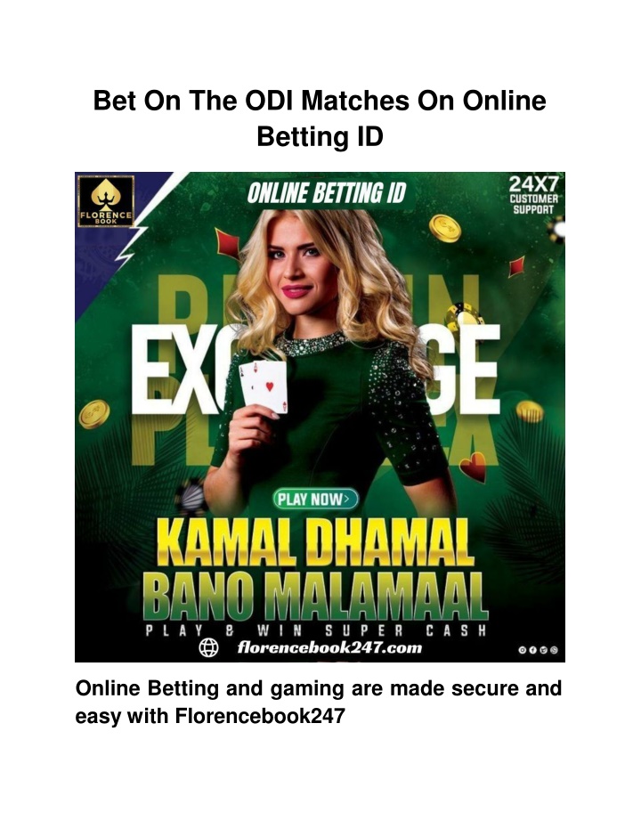 bet on the odi matches on online betting id