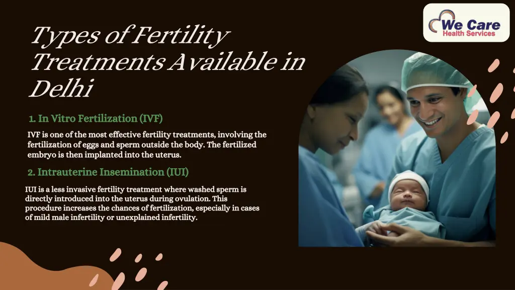 types of fertility treatments available in delhi
