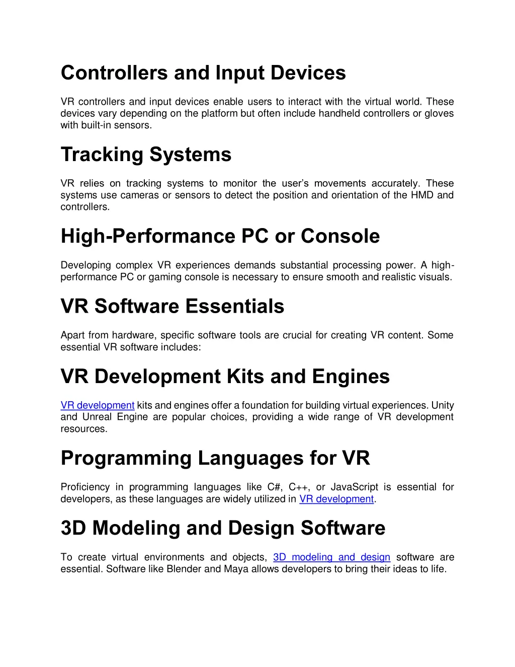 controllers and input devices