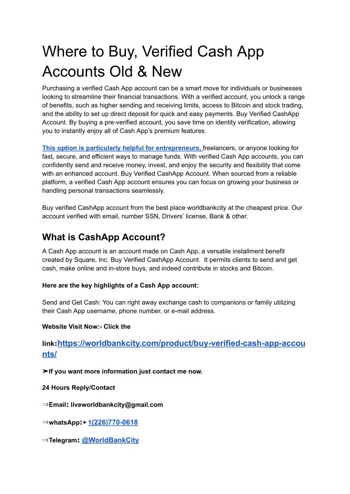 where to buy verified cash app accounts old new