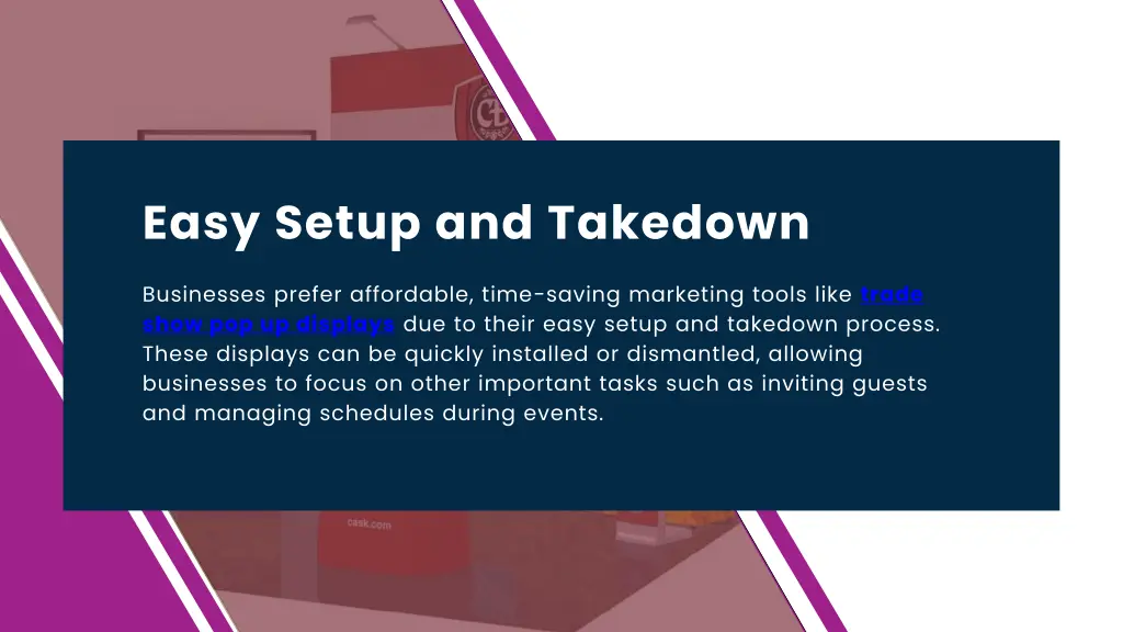 easy setup and takedown