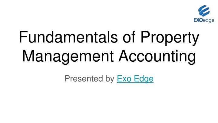 fundamentals of property management accounting