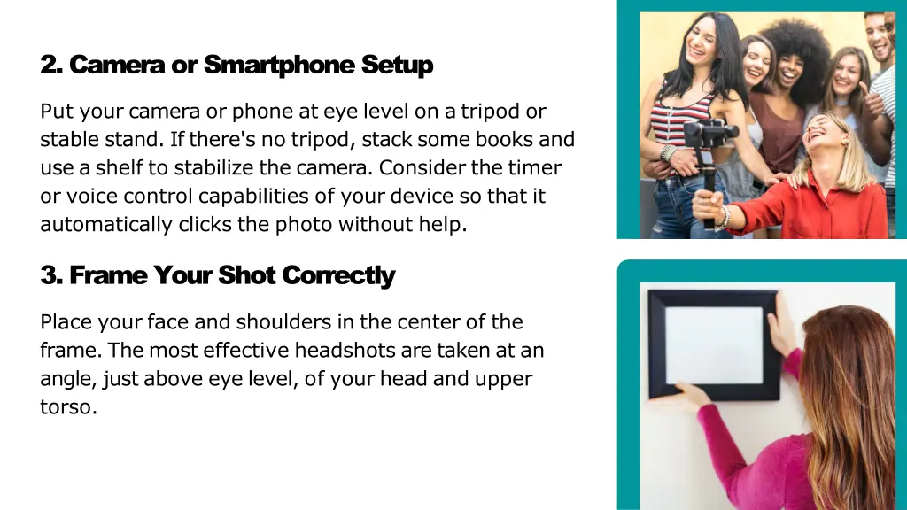 2 camera or smartphone setup
