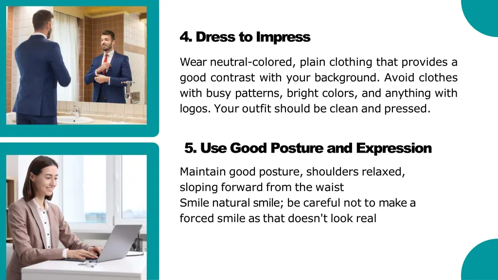 4 dress to impress