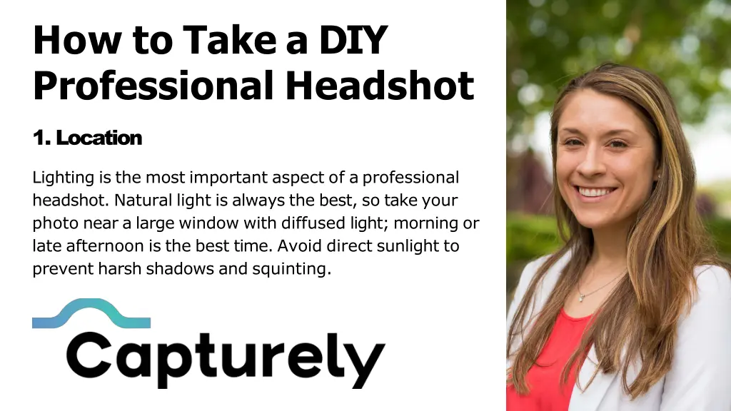 how to take a diy professional headshot
