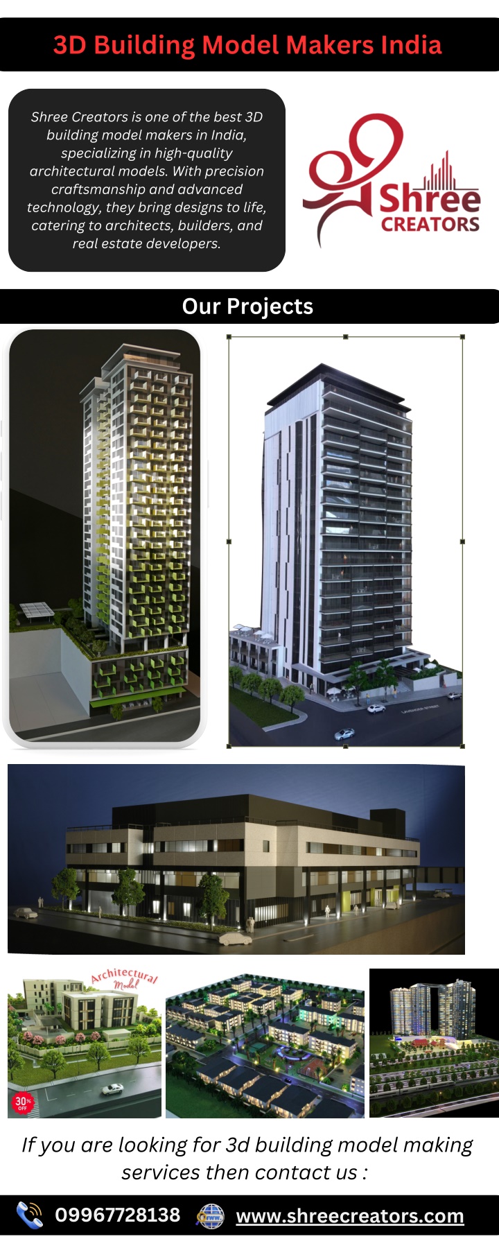 shree creators is one of the best 3d building