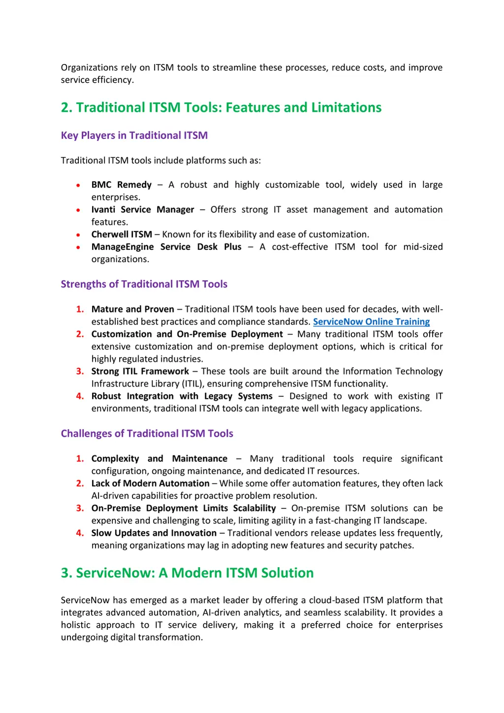 organizations rely on itsm tools to streamline