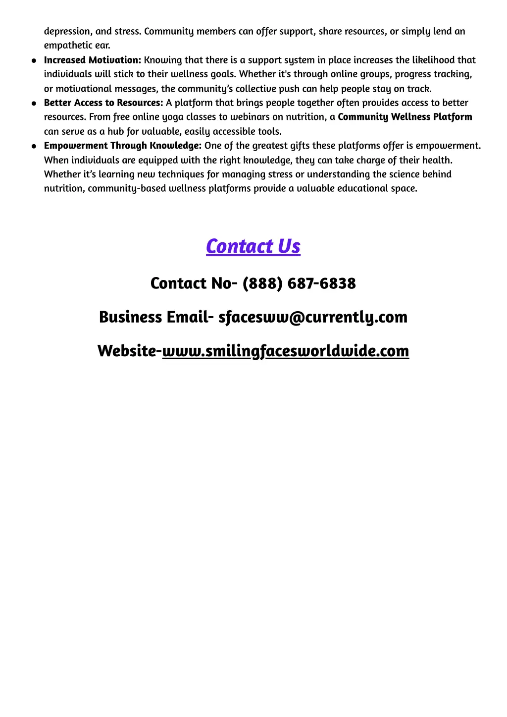 depression and stress community members can offer