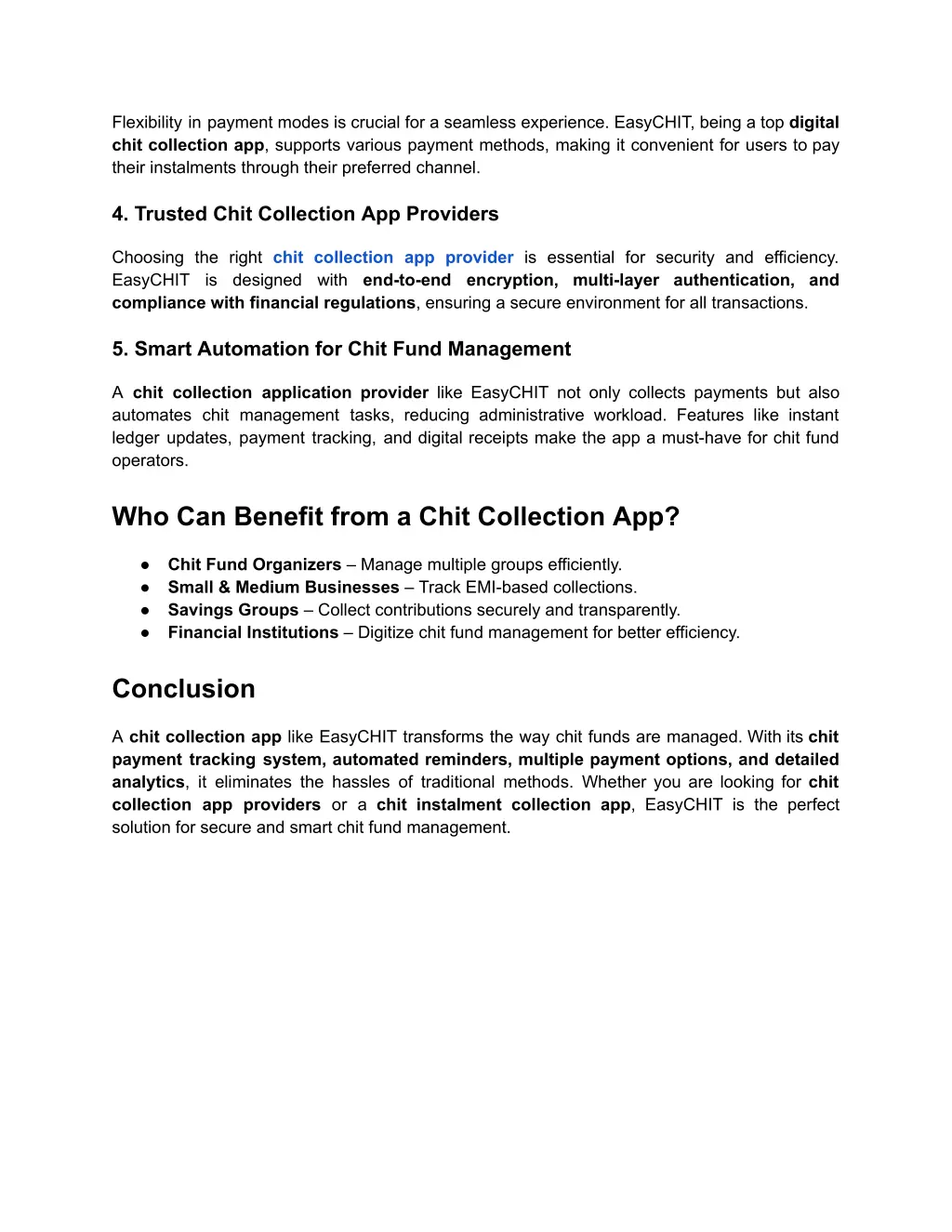 flexibility in payment modes is crucial