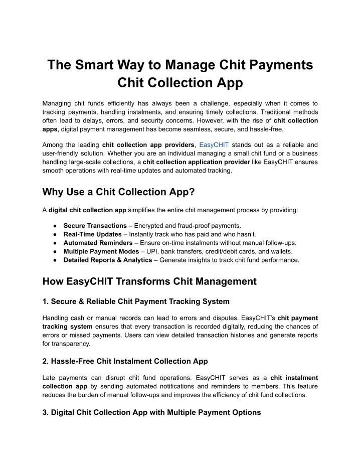 the smart way to manage chit payments chit